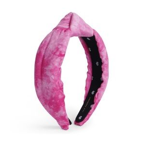 Lele Sadoughi Hibiscus Pink Tie Dye Headband